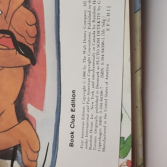 Vintage Disney World of Wonder Pluto the Detective 1980 - Picture 6 of 8